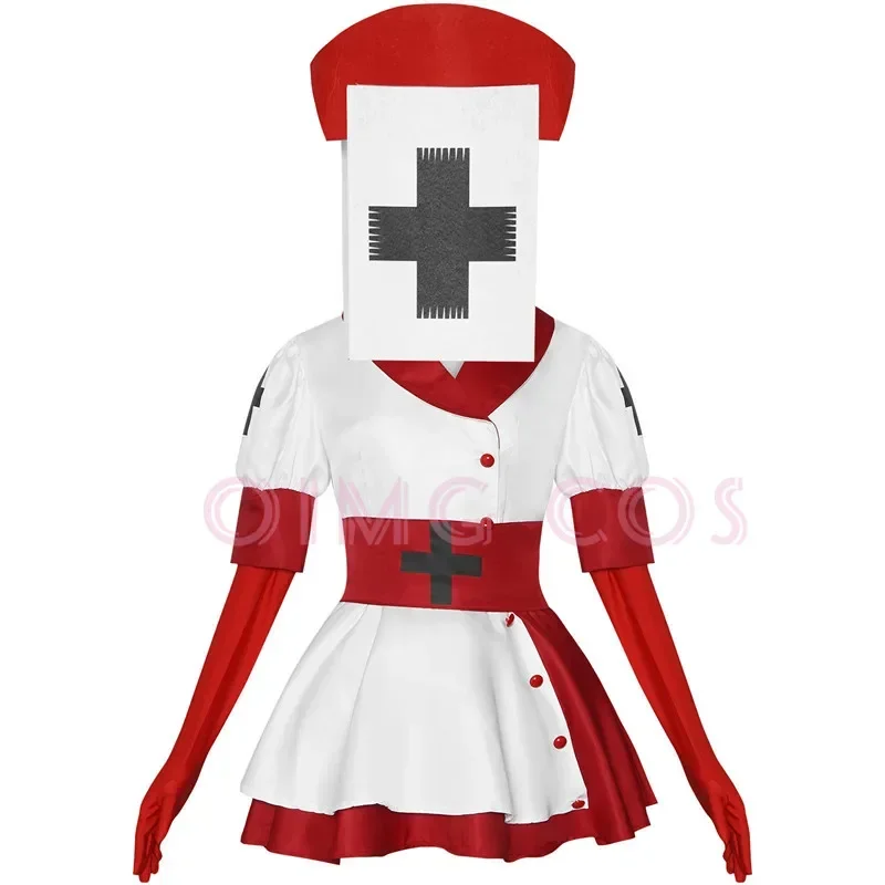 Anime Cosplay Dress For Women - Темный комбайн, медсестра, карнавальный костюм для