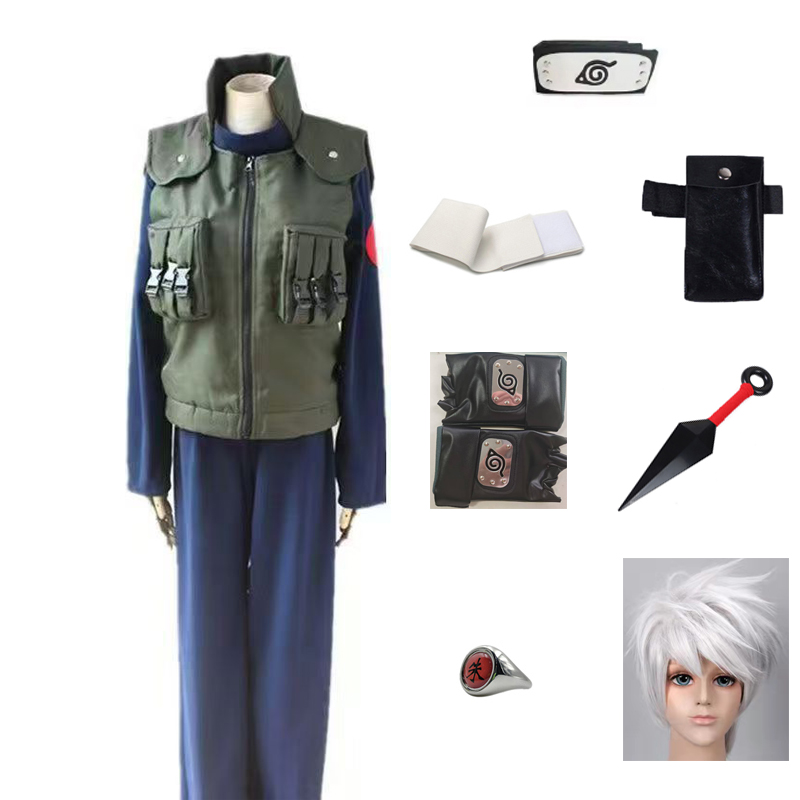 Anime Cosplay Naruto - Костюм для косплея Какаши, комплект униформы