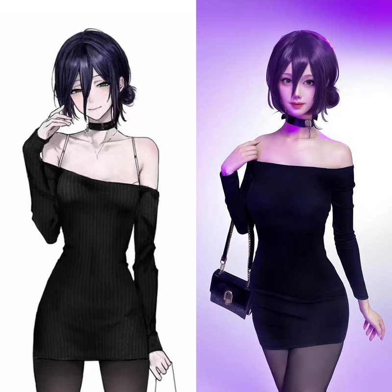 Anime Cosplay Chainsaw Man - Аниме бензопила человек Резе косплей костюм