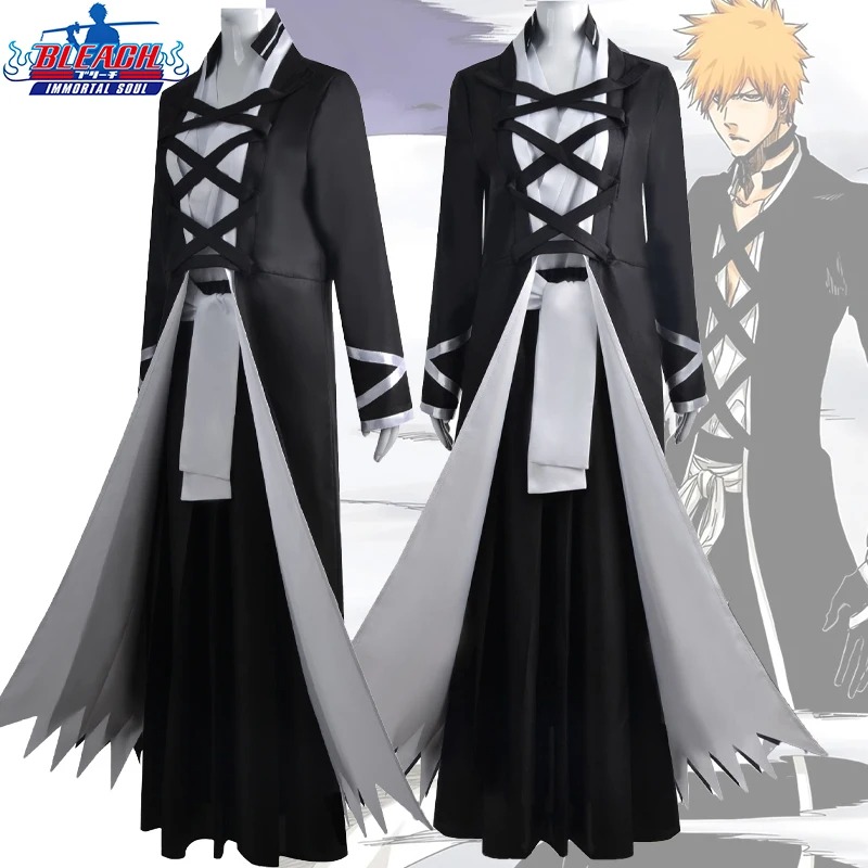 Bleach Captain Coat - Аниме BLEACH Куросаки Ичиго Косплей Костюм