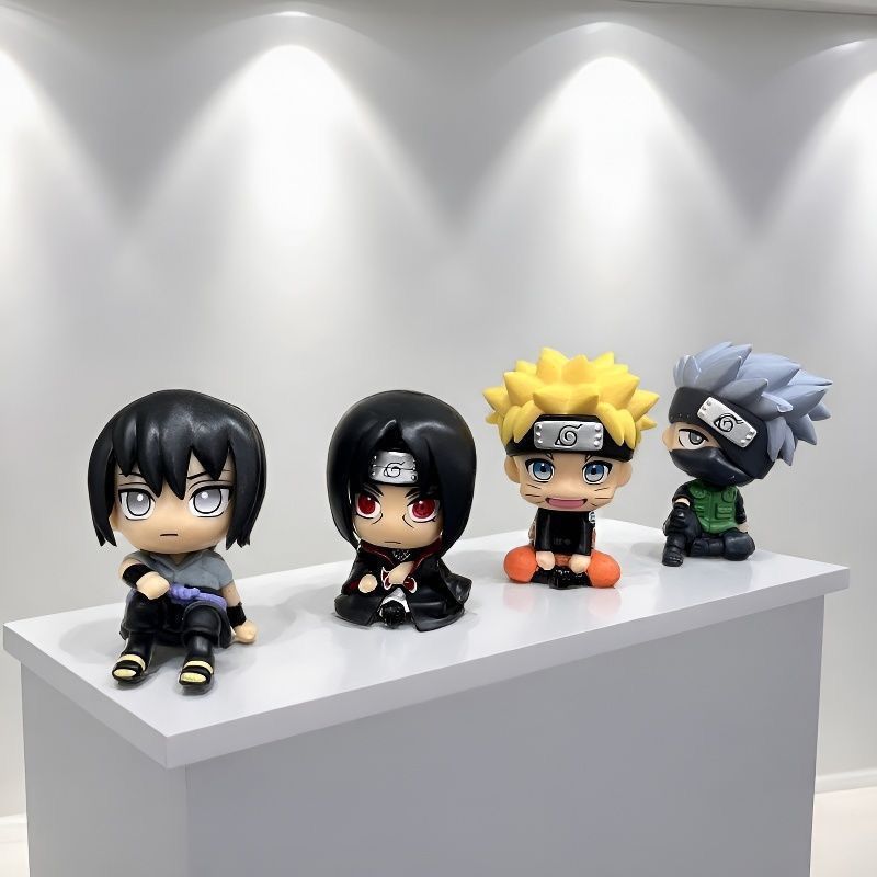 Anime Cosplay Naruto - Милая фигурка Наруто, модель кавайной 2D-куби-куклы,