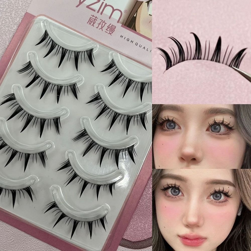 Anime Cosplay Lashes - Набор из 5 пар японских накладных