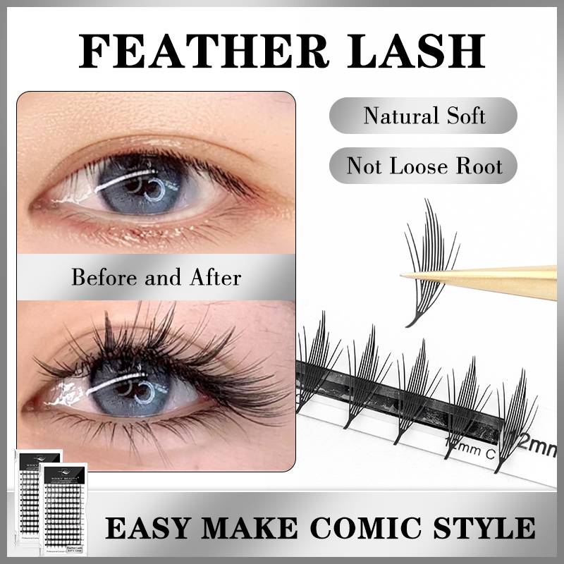 Winky Beauty Готовые узкие рес – обзор и цена Anime Cosplay Lashes