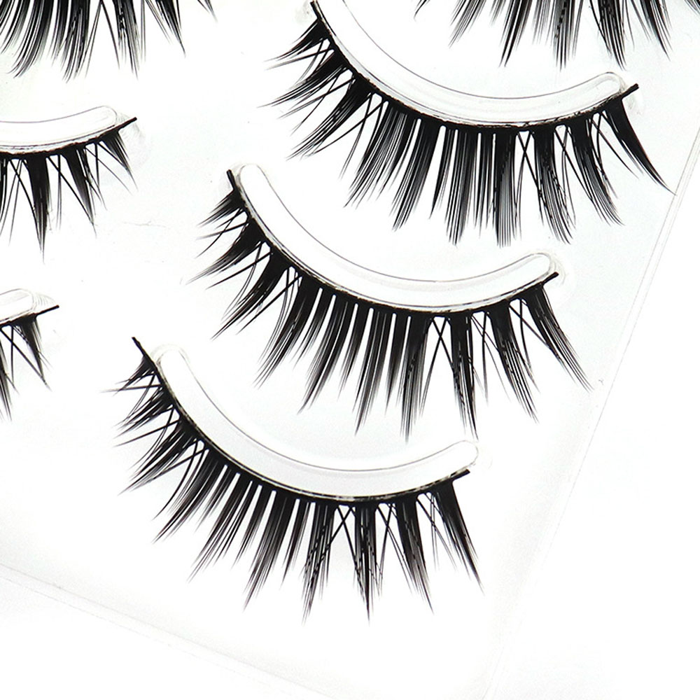 5 пар, длинные натуральные рес – обзор и цена Anime Cosplay Lashes