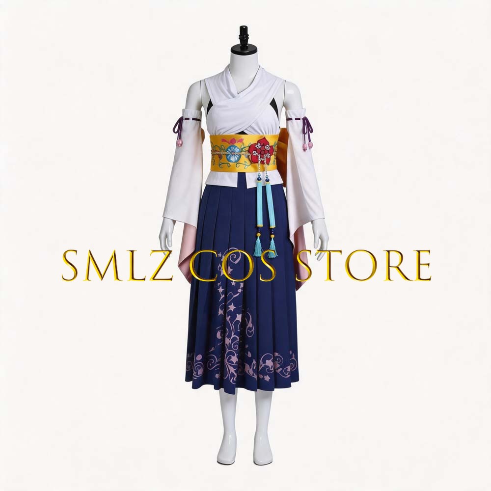 Костюм для косплея Yuna из FF1 – обзор и цена Anime Cosplay Dress For Women