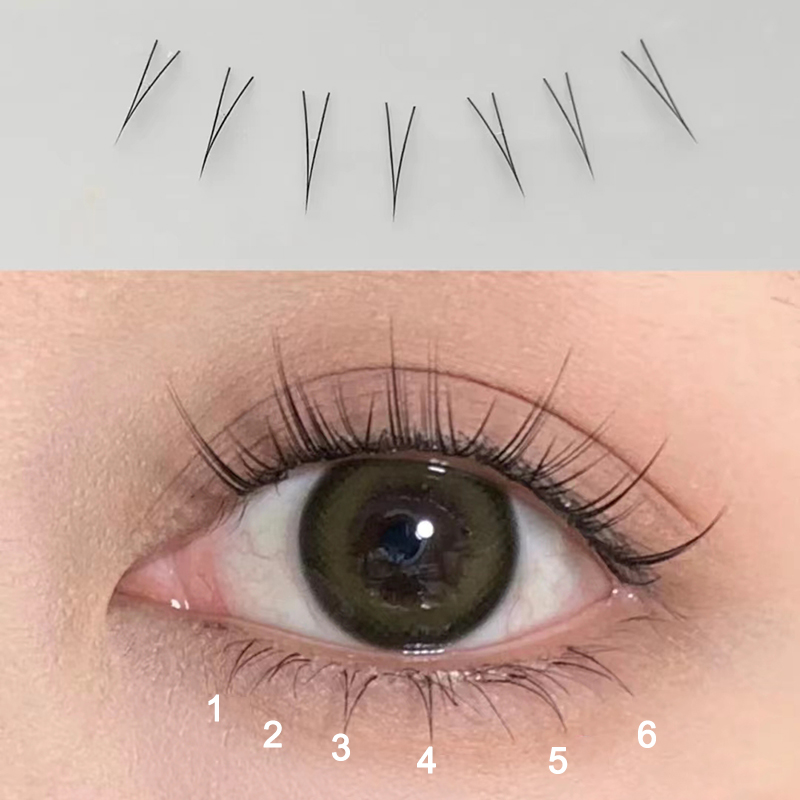 J Curl V-образные ресницы под  – обзор и цена Anime Cosplay Lashes