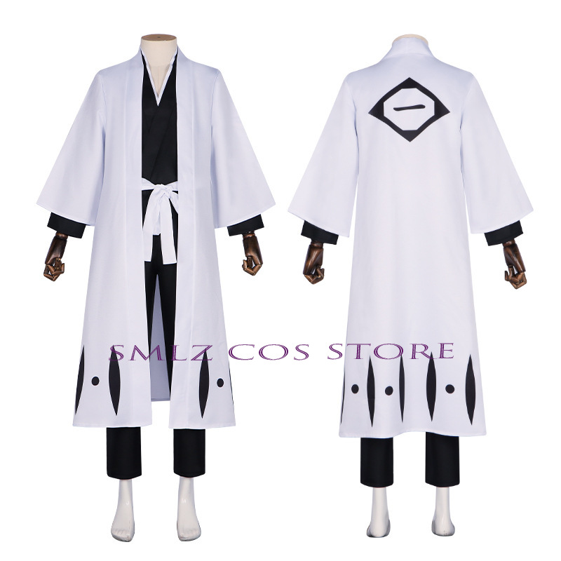 Аниме Aizen Sousuke Косплей Ха – обзор и цена Bleach Captain Coat