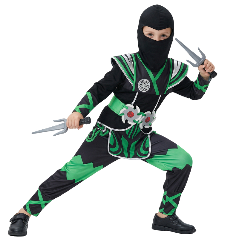 Костюм зеленого ниндзя для дет – обзор и цена Anime Cosplay Boy
