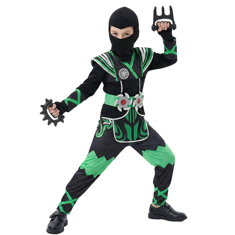 Костюм зеленого ниндзя для дет – обзор и цена Anime Cosplay Boy