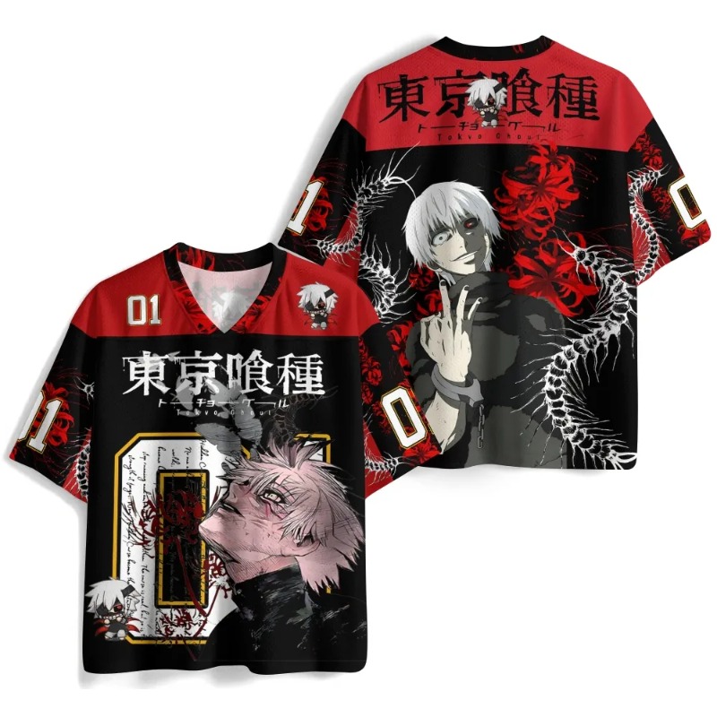 Футболка-джерси Tokyo Ghoul Ka – обзор и цена Anime Cosplay Tokyo Ghoul