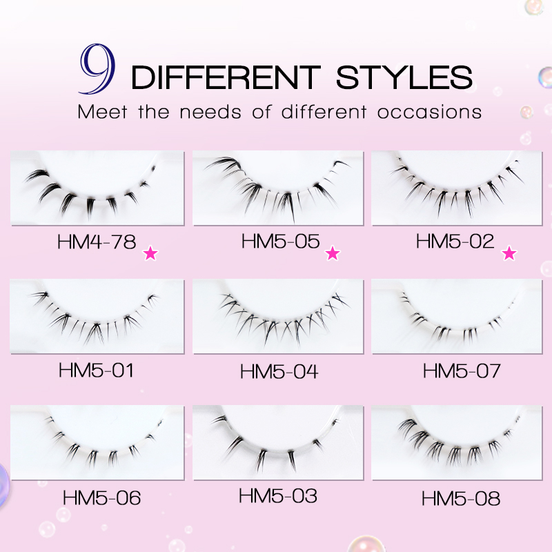 Накладные ресницы для нижнего  – обзор и цена Anime Cosplay Lashes