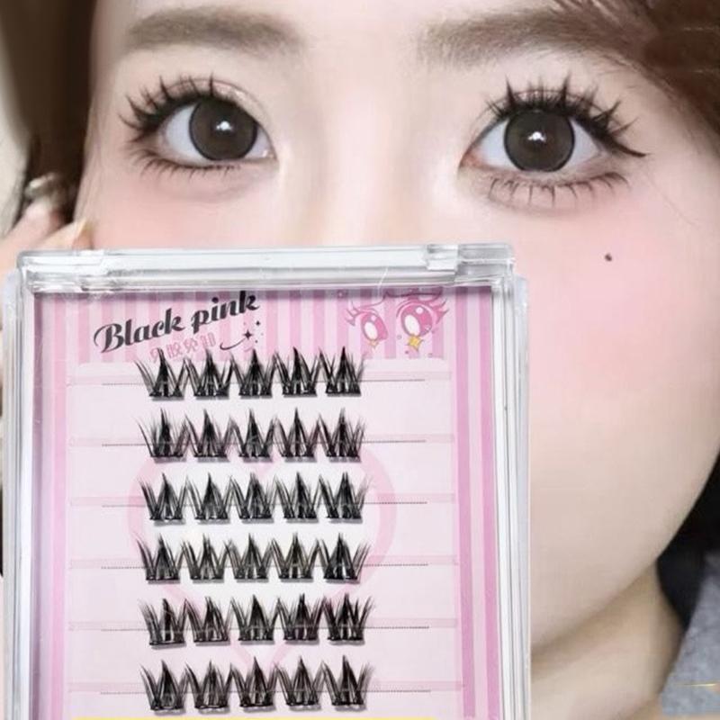 Накладные ресницы DIY: 6 рядов – обзор и цена Anime Cosplay Lashes