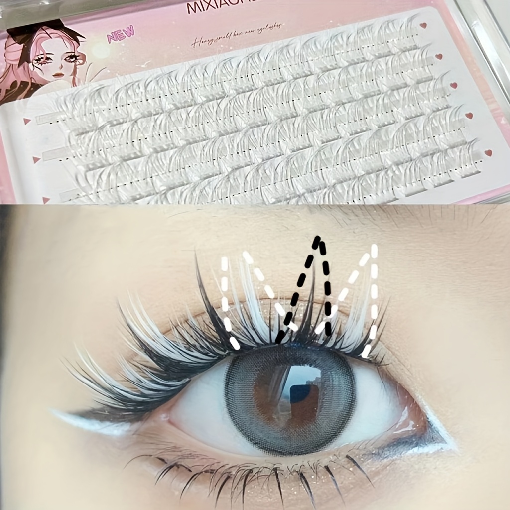 Накладные ресницы Mixiaohe, 60 – обзор и цена Anime Cosplay Lashes