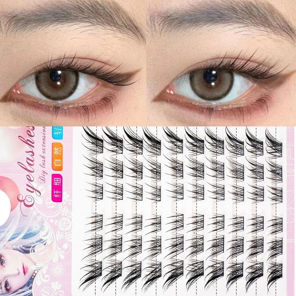 3D кошачий глаз кластеры ресни – обзор и цена Anime Cosplay Lashes