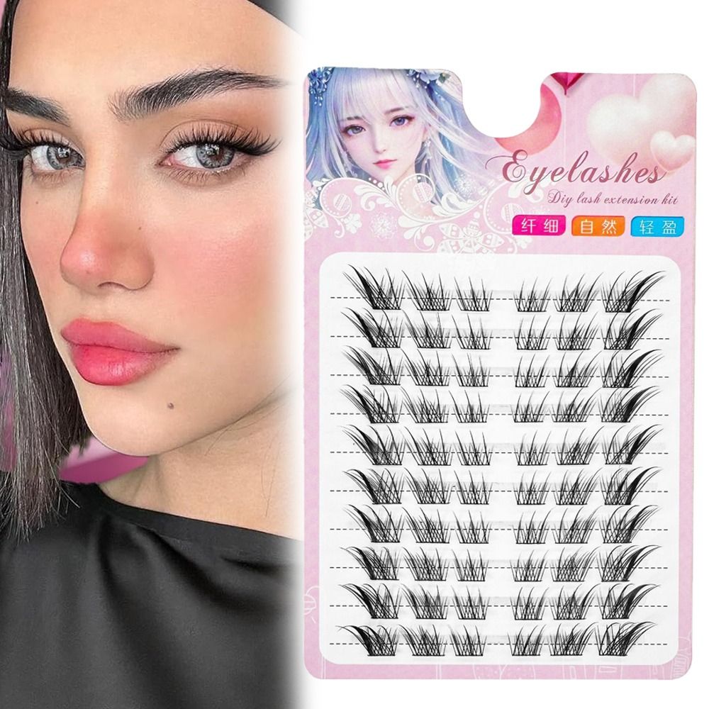 3D кошачий глаз кластеры ресни – обзор и цена Anime Cosplay Lashes